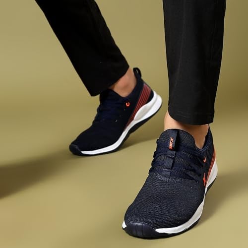 Sparx Mens SM 614 | Enhanced Durability & Soft Cushion | Blue Running Shoe - 8 UK (SM 614) - Image 2