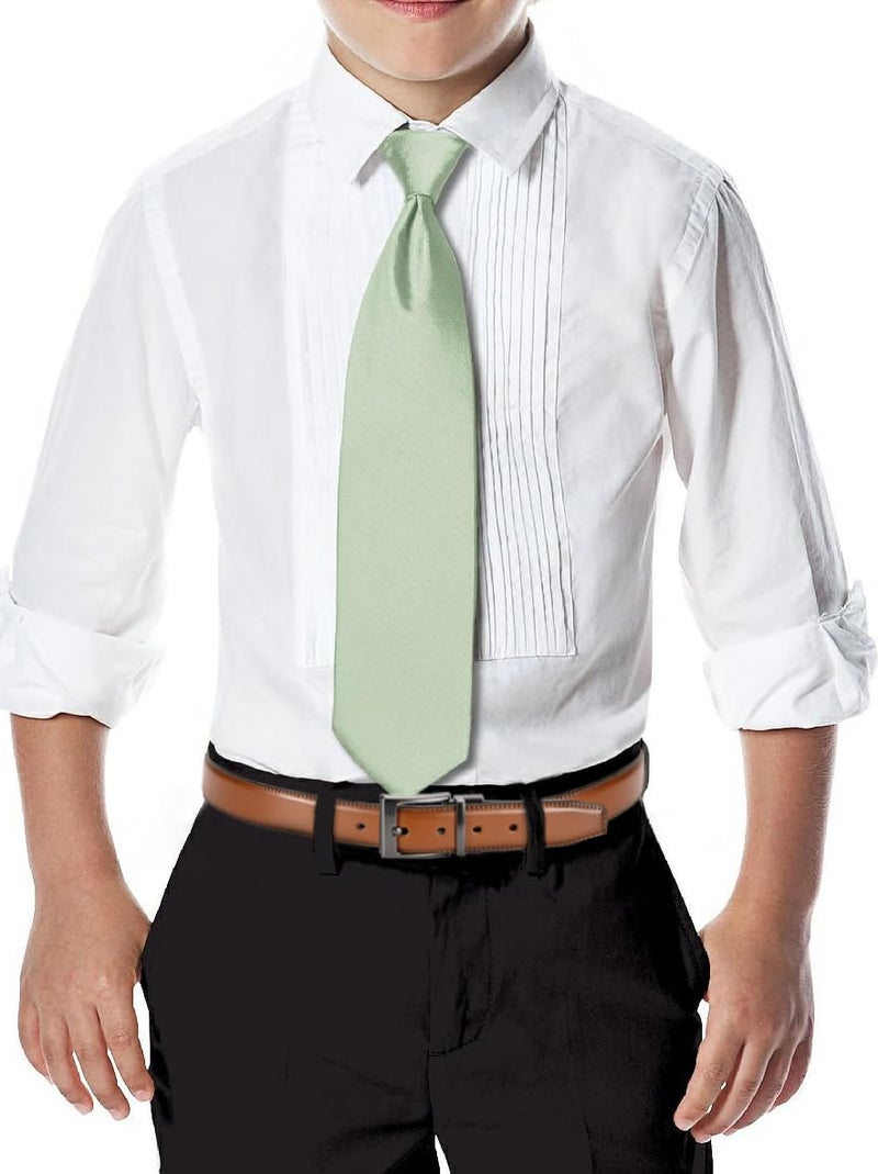 CHAOREN Boys Belt, Most Size Kids 1 1/4" Dress Reversible Belt for Youth - One Leather Belt Two Style - Image 2