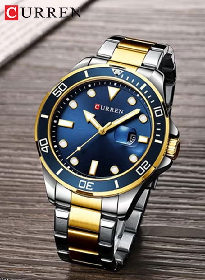 كارين ساعات رجالية أنيقة، كوارتز كاجوال مقاومة للماء، ساعة يد رياضية فاخرة، ساعات رجالية أصلية للأعمال. - Image 1