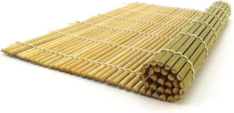 BambooMN 106 Hangiri Oke Sushi Rice Cooling BowlTub with 5 Pieces Sushi Making Serving Accessory Kit  Small - Image 2