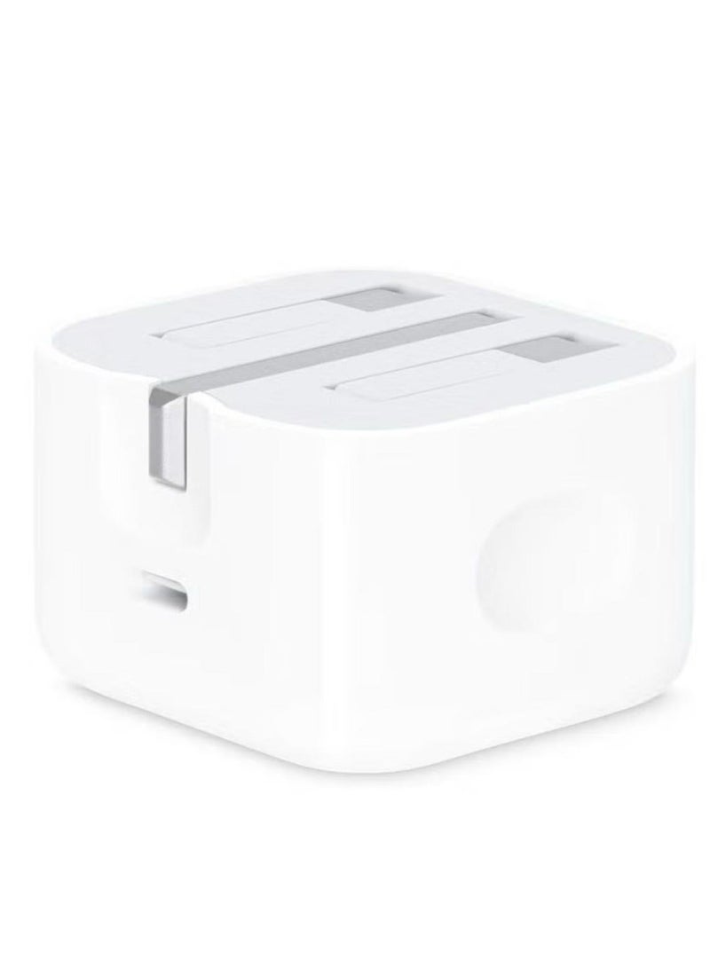 HUD iPhone 22.5W Fast Charger | USB C Wall Fast Charger with USB C to Lightning Cable 1M Compatible with iPhone 14/14 Pro/14 Pro Max/13/12/SE2020/11/XR/XS Max/X/iPad - Image 4