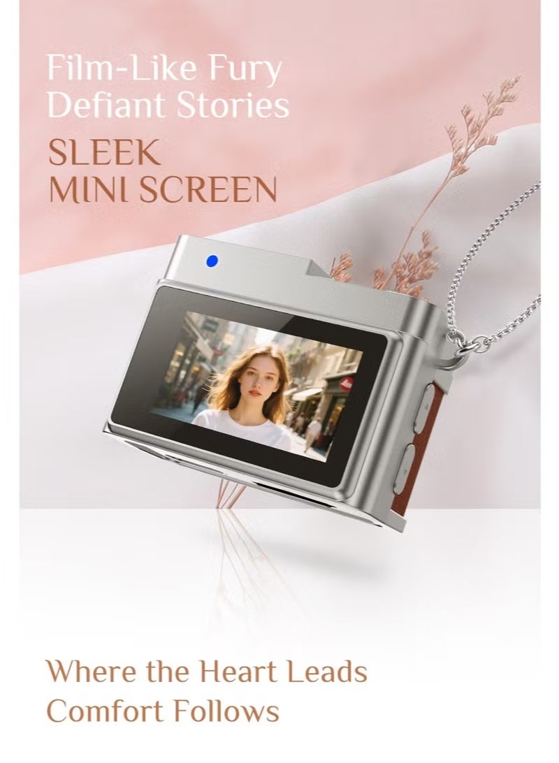 نيوترل كاميرا رقمية صغيرة 1080P Retro CCD، شاشة 0.96 بوصة، كاميرا قديمة محمولة صغيرة الحجم للأنشطة الداخلية/الخارجية، مع بطاقة ذاكرة 32 جيجابايت (أسود) - Image 3