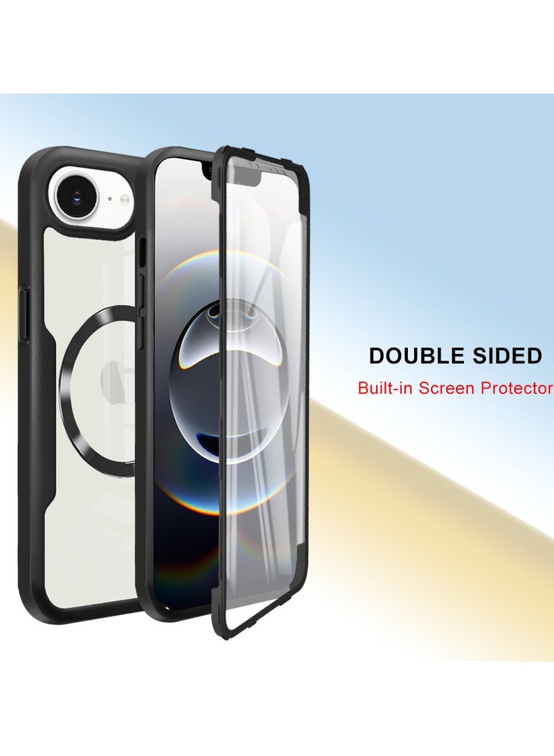 general iPhone 16e 360-degree all-inclusive magnetic phone case, shell film integrated anti-drop case, suitable for iPhone 16e - Image 2