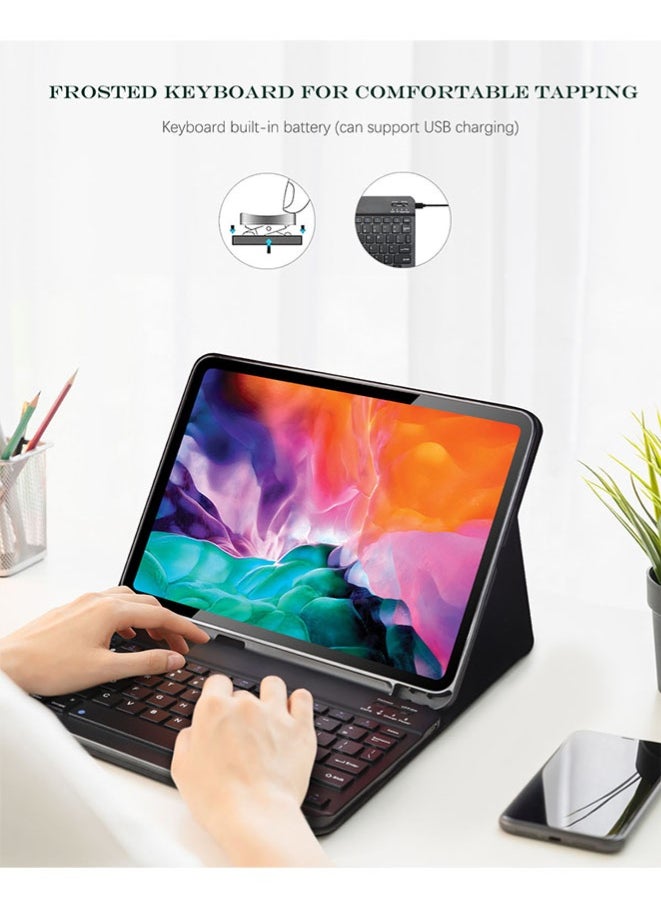 Muyixin Keyboard Case Compatible with iPad 10th Generation (2022) 10.9Inch with Wireless Mouse, Flip Stand Case with Pencil Holder  - Image 4