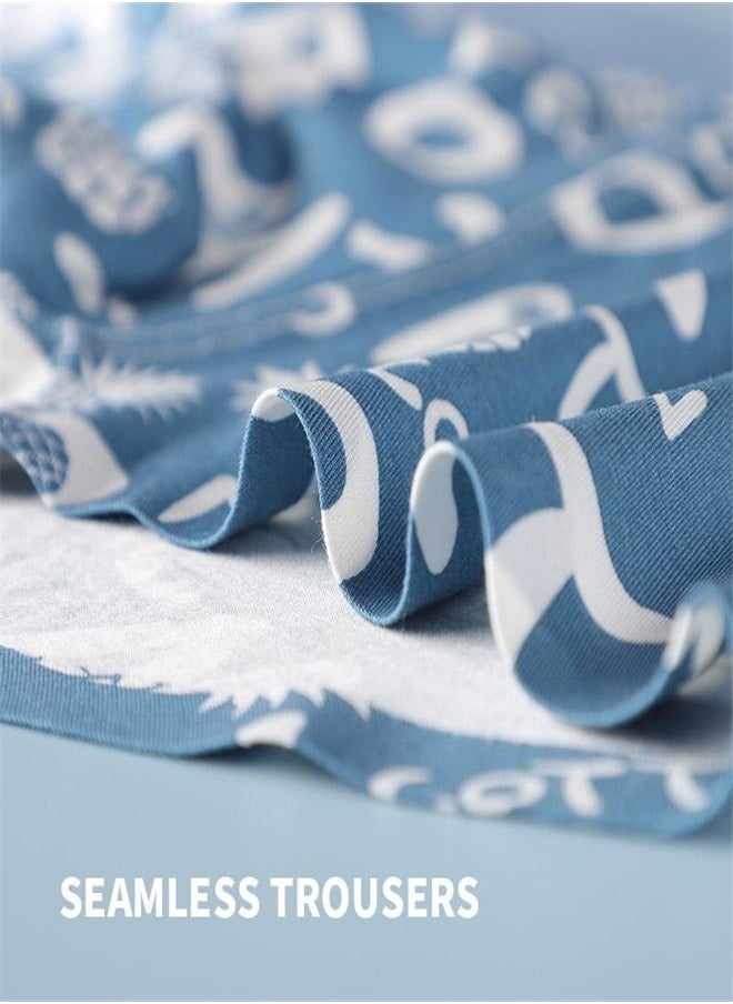 MIIOW - 3Pcs Modal  Men Underpants Boxers Shorts Breathable Print Polyester Trunk Man Underwear Boxer Men's Panties Short - Image 1