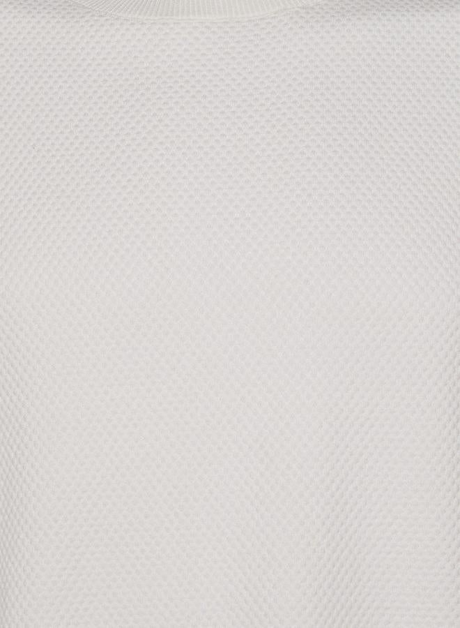 Iconic Men Regular Fit Crew Neck Short Sleeves Popcorn Textured T-shirt - Image 2