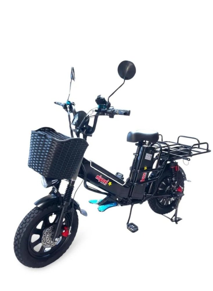 Electric scooter and bicycle 60 volts with two batteries totaling 31 amps wide tire - Image 1