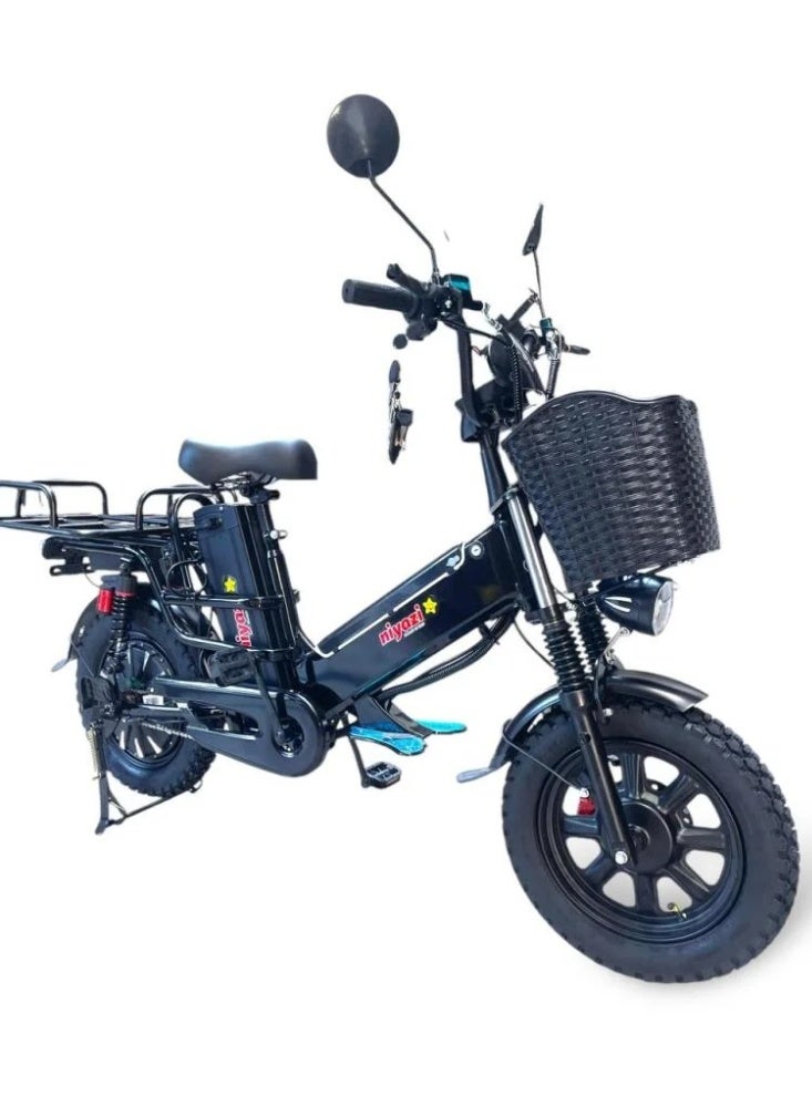 Electric scooter and bicycle 60 volts with two batteries totaling 31 amps wide tire - Image 4