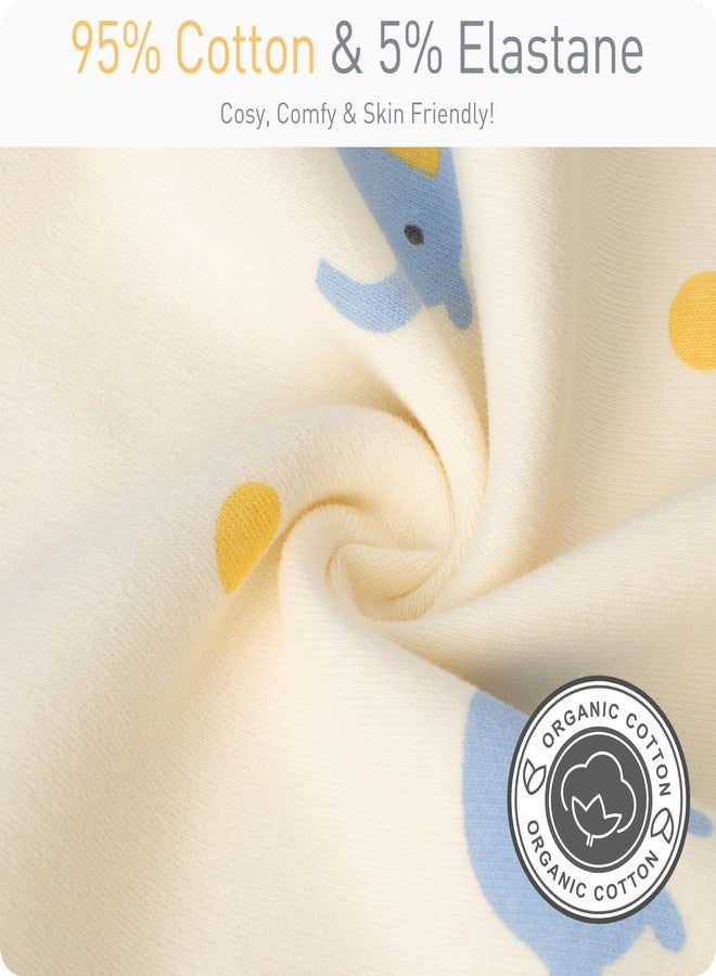 Knirose Organic Cotton Transitional Swaddle Sack Soft with Arms Up & Sleeves 0-3 Months, Mitten Cuffs, 2-Way Zipper, Sleeping Sacks for Newborns - Calms Startle Reflex, Boys & Girls Sleep Bag - Image 5