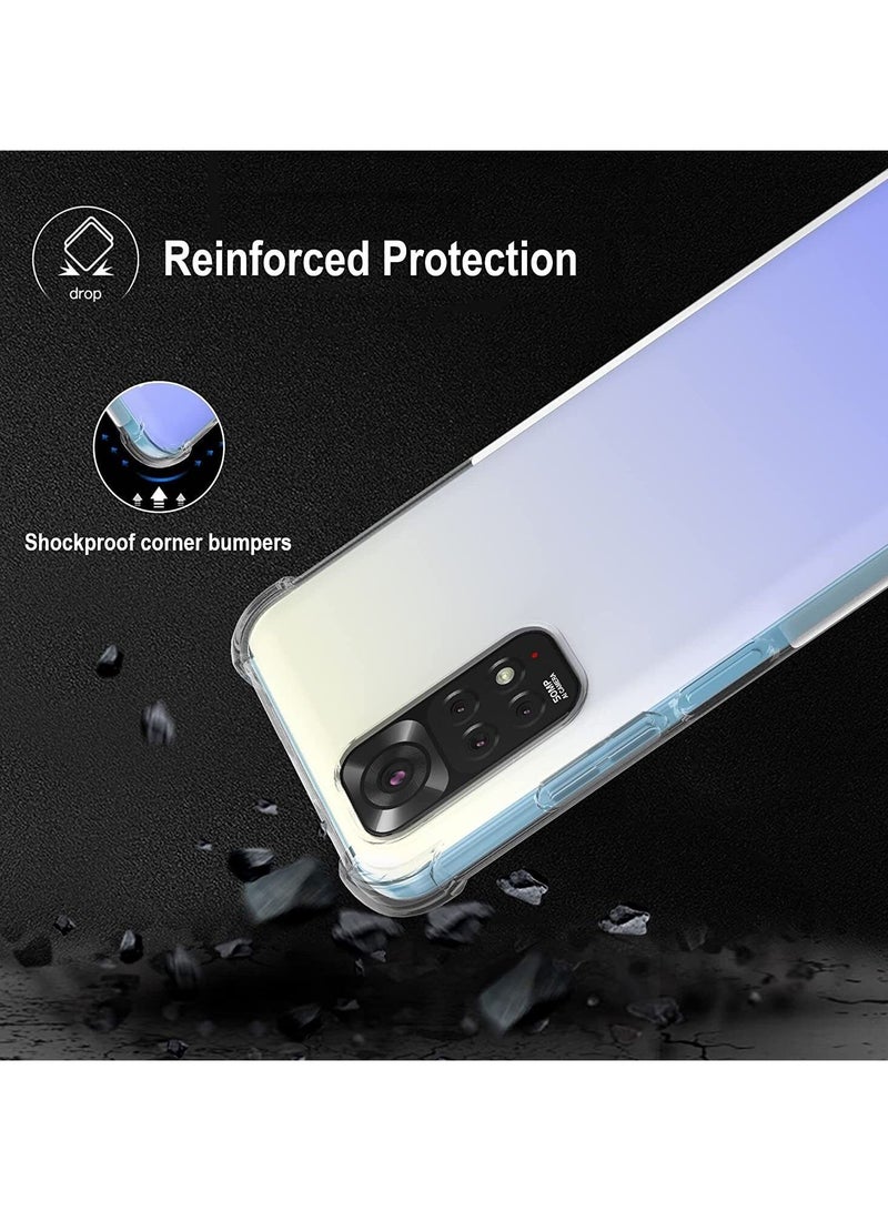 BORTONY Redmi Note 11 Pro Case with 2 Screen Protectors Clear Shockproof Protective Cover Compatible with Xiaomi Redmi Note 11 Pro - Image 5