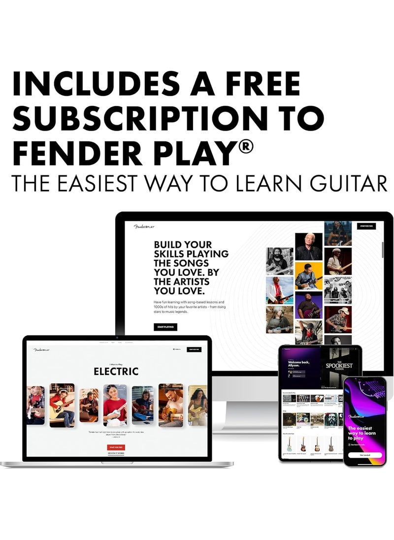 FENDER Fender Squier Debut Series Telecaster Electric Guitar Beginner Guitar 2Year Warranty Includes Free Lessons Black with Satin Urethane Finish  - Image 5
