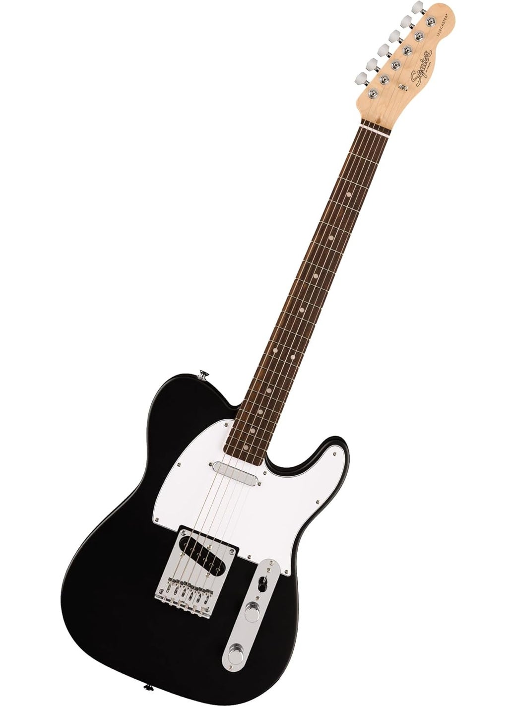 FENDER Fender Squier Debut Series Telecaster Electric Guitar Beginner Guitar 2Year Warranty Includes Free Lessons Black with Satin Urethane Finish  - Image 1