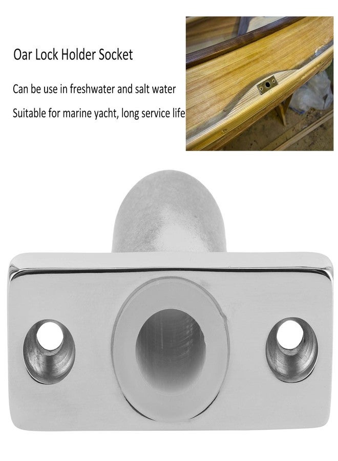 Aramox Oar Lock Holder, T‑Shaped Top Mount Oar Lock Socket Paddle Accessories, 316 Stainless Steel Boat Oarlock Support Bracket for Marine Yacht Accessories - Image 3