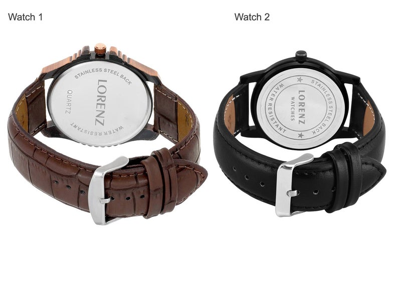LORENZ MK-5403A Combo of 2 Men's Analog Watches Under 500 - Image 4