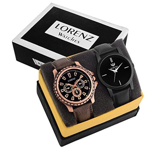 LORENZ MK-5403A Combo of 2 Men's Analog Watches Under 500 - Image 1