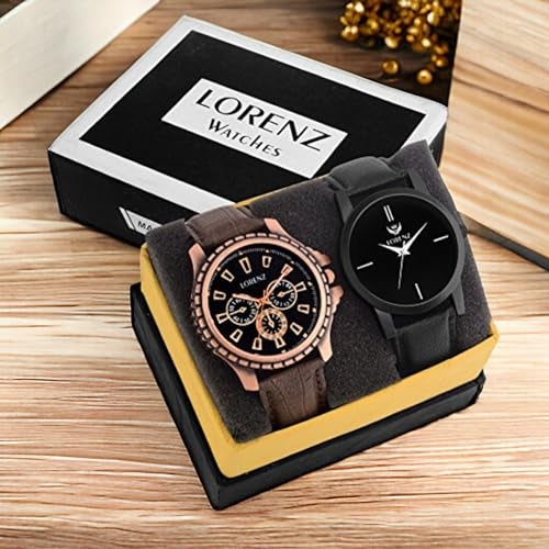 LORENZ MK-5403A Combo of 2 Men's Analog Watches Under 500 - Image 2