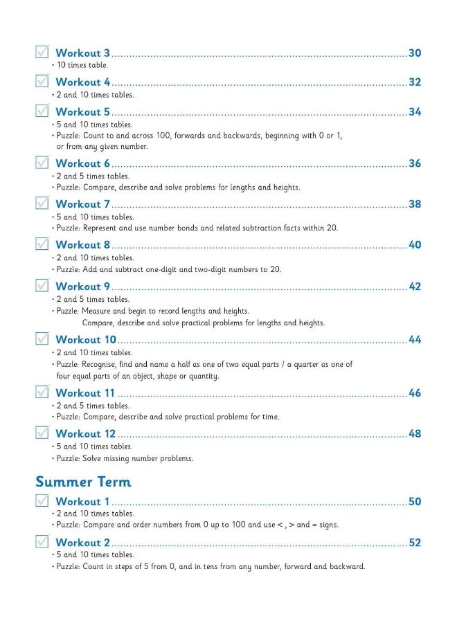 KS1 Maths: Times Tables 10-Minute Weekly Workouts - Year 2 - Image 5