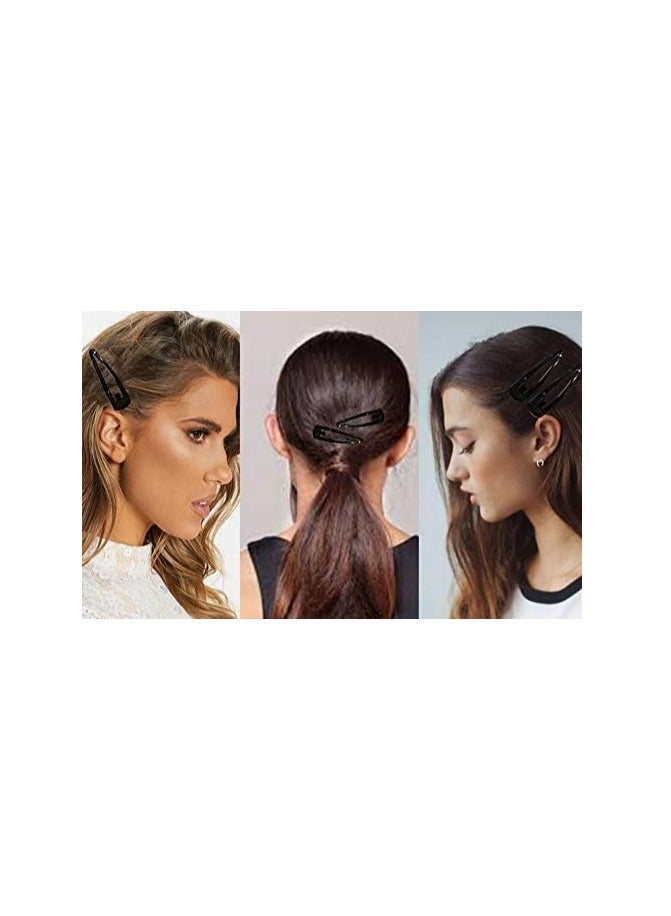 Accessories 22 Tic Tac Hair Clips Hair Accessories for Women and Girls (Matte Black, L (Pack of-2) 24pcs) - Image 5