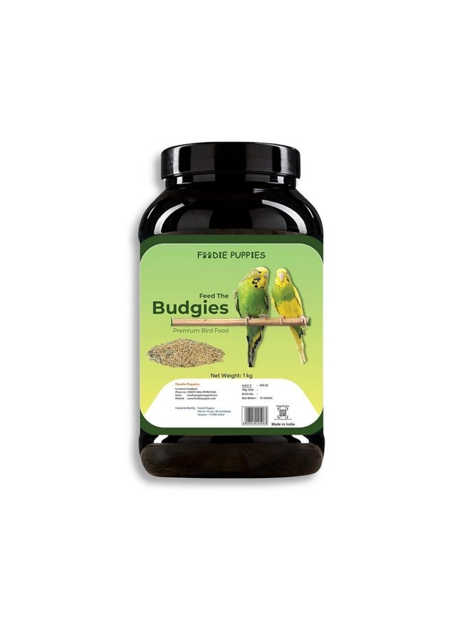 طعام الطيور للبادجي - 1 كجم | بذور طبيعية وصحية من مزيج ممتاز، بذور الكناري، بذور بروسو الصفراء، بذور براون توب، بذور عباد الشمس، بذور اللؤلؤ، بذور الشوفان، بذور النيجر | بذور طعام الطيور اليومية - Image 1
