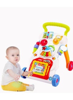Kids Toys Baby Walkers Sounds Music And Lights Fun Push Along Walker  - Image 2