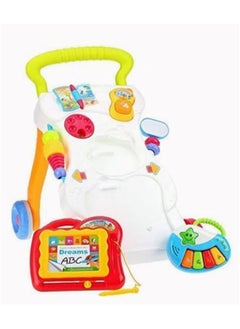 Kids Toys Baby Walkers Sounds Music And Lights Fun Push Along Walker  - Image 4