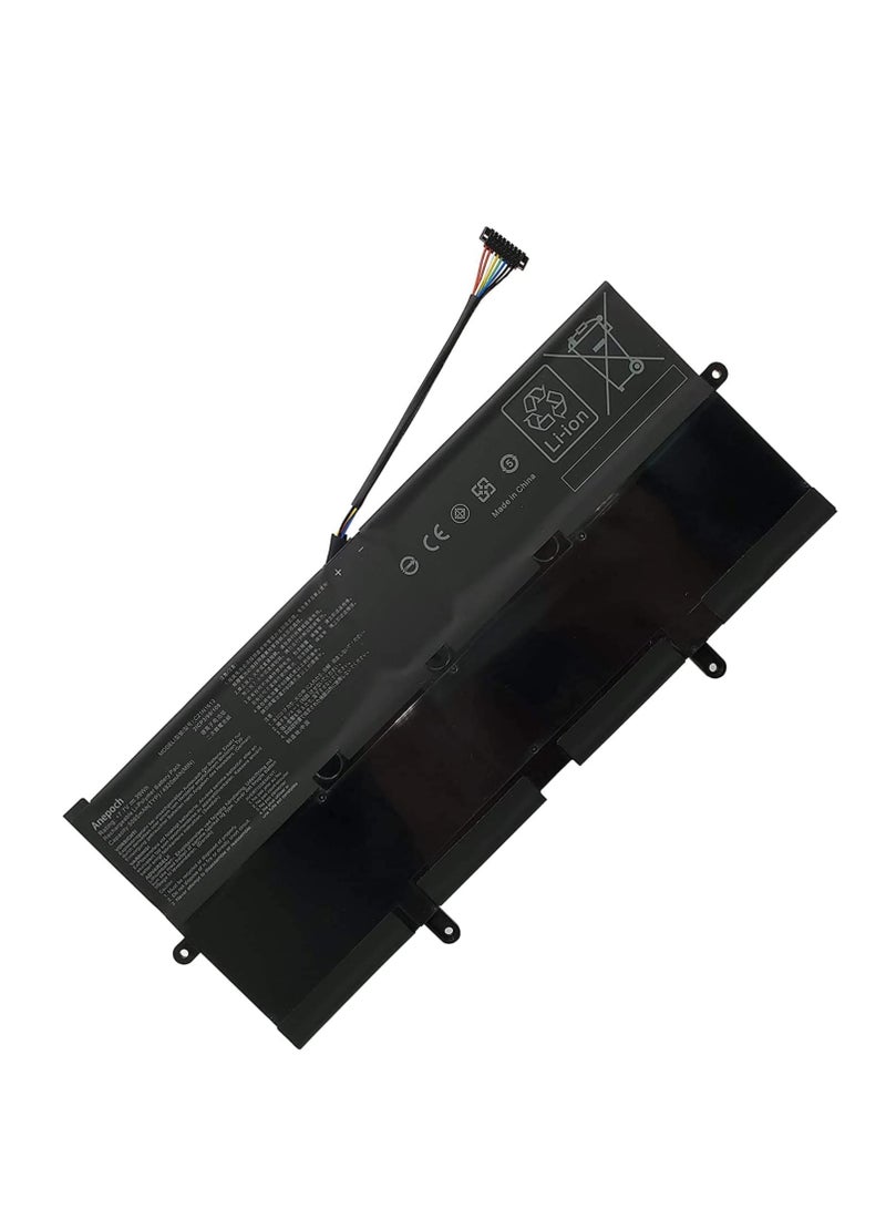 Terabyte REPLACEMENT C21N1613 Laptop Battery Compatible for AS.US Chromebook Flip C302C C302CA C302CA-1A C302CA-GU003 GU006 GU017 C302SA Series C21PQC5 0B200-02280000 0B200-02280000 00M 7. 7V 39Wh 5085mAh - Image 1