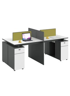 Office desk computer table double sides in one piece 240*120*75cm
