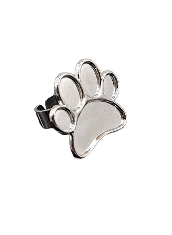 Luzen 2 Pieces Mini Nail Art Polish Holder Nail Art Palette Rings Nail Palette Finger Rings - Image 3