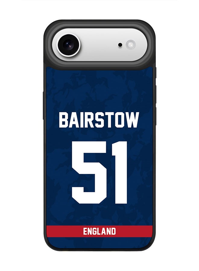 Stylizedd iPhone Air Case, [Compatible with MagSafe] Slim Magnetic cover Phone Case iPhone Air -England Jonny Bairstow, Jersey No 51 - Image 1