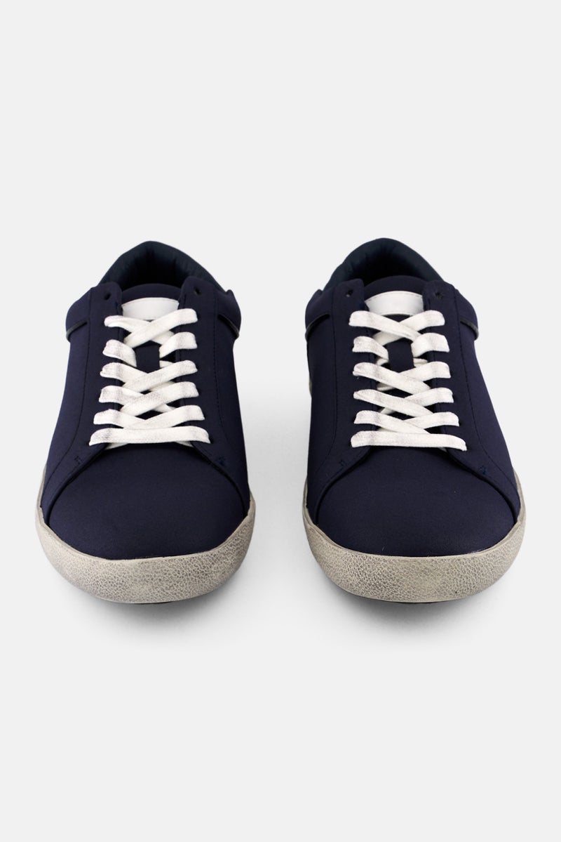 INC Men Medium Damon Lace Up Sneaker Shoes, Navy - Image 4