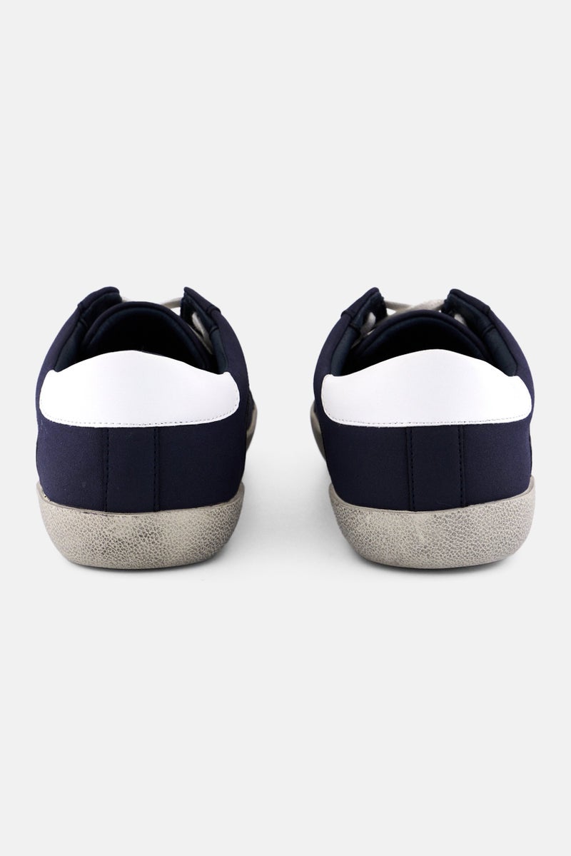 INC Men Medium Damon Lace Up Sneaker Shoes, Navy - Image 2