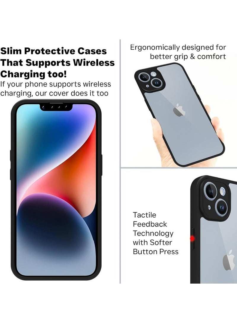 تي ام جراب TM شفاف لـ  Iphone 13 مضاد للصدمات بحماية الكاميرا وتصميم خفيف وأنيق - Image 4