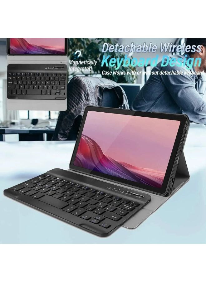Generic - For Huawei Lenovo For Xiaomi Redmi Tablet Bluetooth Keyboard Protective Cover Glory Control Keyboard Mouse Keyboard Leather-Color:2.4g Dual-mode Charging Bluetooth Mouse Black-Product Type:For Huawei Matepad Air 12 2024 / Matepad 12 X 2024 - Image 1