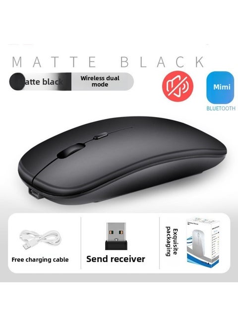 For Huawei Lenovo For Xiaomi Redmi Tablet Bluetooth Keyboard Protective Cover Glory Control Keyboard Mouse Keyboard Leather-Color:2.4g Dual-mode Charging Bluetooth Mouse Black-Product Type:For Huawei Matepad Air 12 2024 / Matepad 12 X 2024