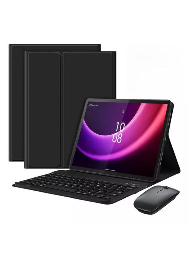 Generic - For Huawei Lenovo For Xiaomi Redmi Tablet Bluetooth Keyboard Protective Cover Glory Control Keyboard Mouse Keyboard Leather-Color:2.4g Dual-mode Charging Bluetooth Mouse Black-Product Type:For Huawei Matepad Air 12 2024 / Matepad 12 X 2024 - Image 1