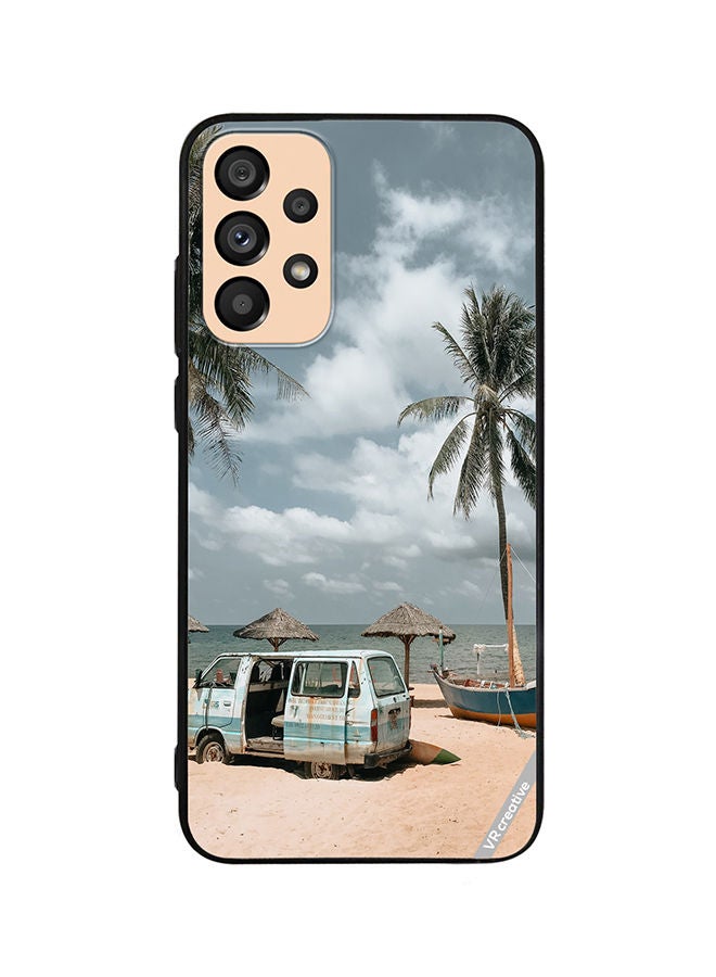 VR CREATIVE Protective Case Cover For Samsung Galaxy A33 5G Moody Summer Day Design Multicolour - Image 1