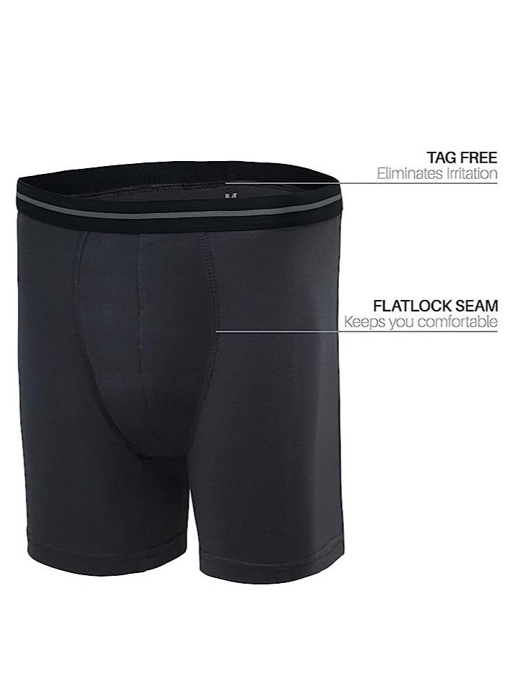 FLUSH - Flush Mens Underwear Boxer Briefs Pack-3 - With Pouch Comfort Flex Waistband Stretch Cotton Briefs For Men - Image 1