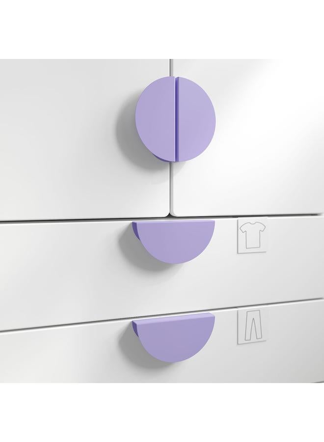 زبون مقبض، أرجواني/نصف دائري، 130 مم - Image 2