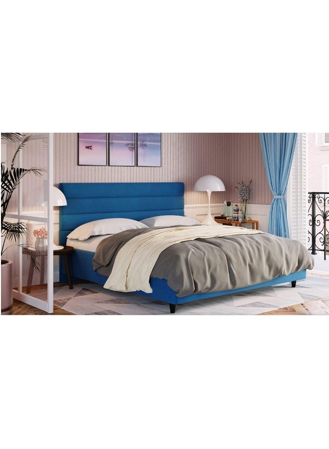 R2R FURNITURE Rosenity Comfort Upholstered Bed (Without Mattress) by R2R - Queen Size (160cm x 200cm) - Image 1