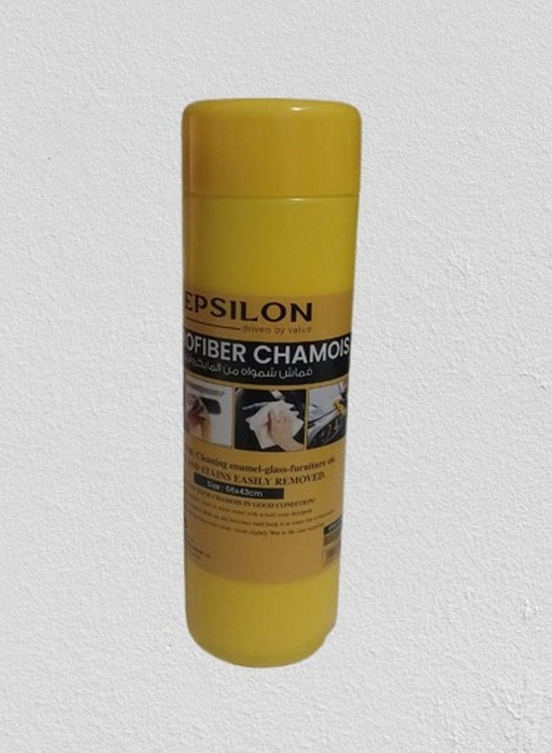 Epsilon Liquid Absorbing Chamois Car Cleaning Microfiber Cloth Big 66 cm x 43 cm  - Image 4