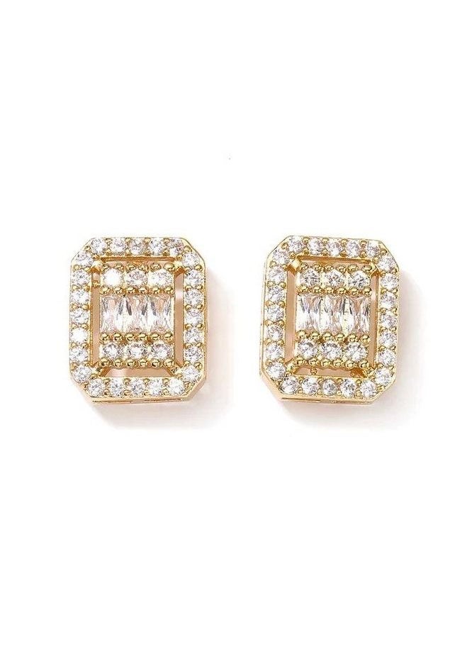 Generic - Necklace rectangular shape zircon - Image 1