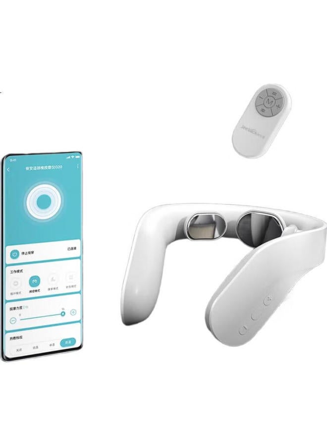 Jeeback Spine And Neck Massager, Mijia App Neck Massager, Shoulder And Neck Protector, Heat Therapy Device, Birthday Gift For Men And Women, Elders, Parents, Teachers, Students, G20 Gift Box - Image 2