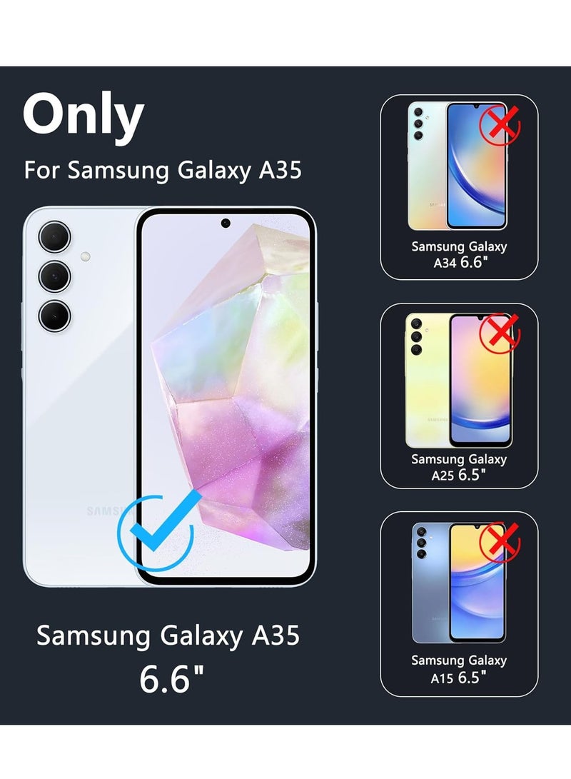 BORTONY Samsung Galaxy A35 Case Cover Flexible Soft Silicone Slim Fit Case for Galaxy A35 Anti Scratch with Inside Microfiber Lining Shockproof Protective Phone Case for Galaxy A35 Case 6.6 inch - Image 2