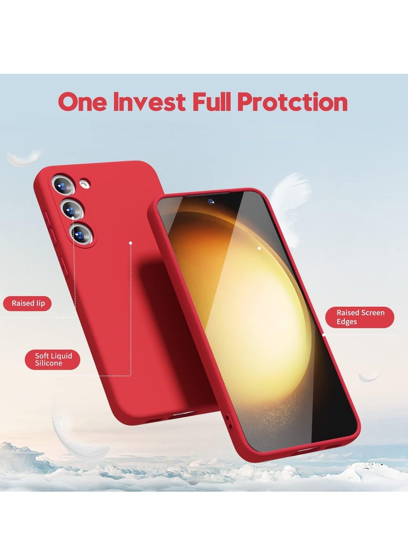 BORTONY Samsung Galaxy A35 Case Cover Flexible Soft Silicone Slim Fit Case for Galaxy A35 Anti Scratch with Inside Microfiber Lining Shockproof Protective Phone Case for Galaxy A35 Case 6.6 inch - Image 3