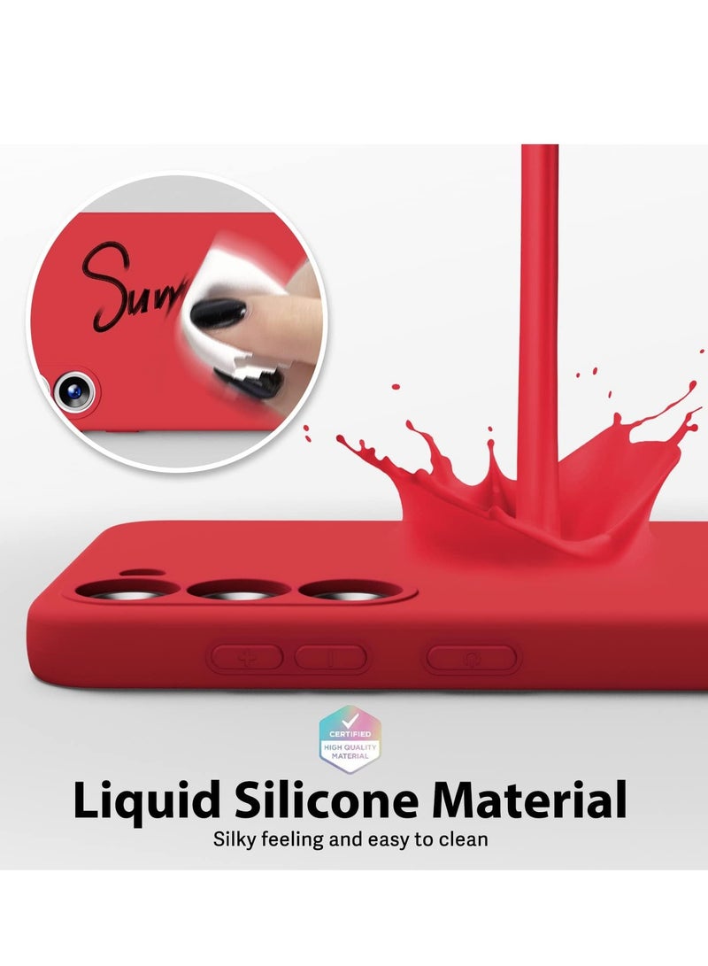 BORTONY Samsung Galaxy A35 Case Cover Flexible Soft Silicone Slim Fit Case for Galaxy A35 Anti Scratch with Inside Microfiber Lining Shockproof Protective Phone Case for Galaxy A35 Case 6.6 inch - Image 5