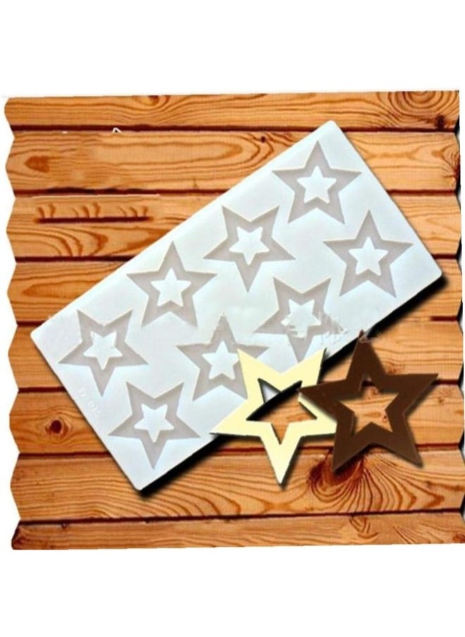 silvercnc - Cake Decorating 3d Star Shape Silicone Mold Cake Decorating Tools Cupcake Silicone Mold Chocolate Mould Decor 1pc - Image 1