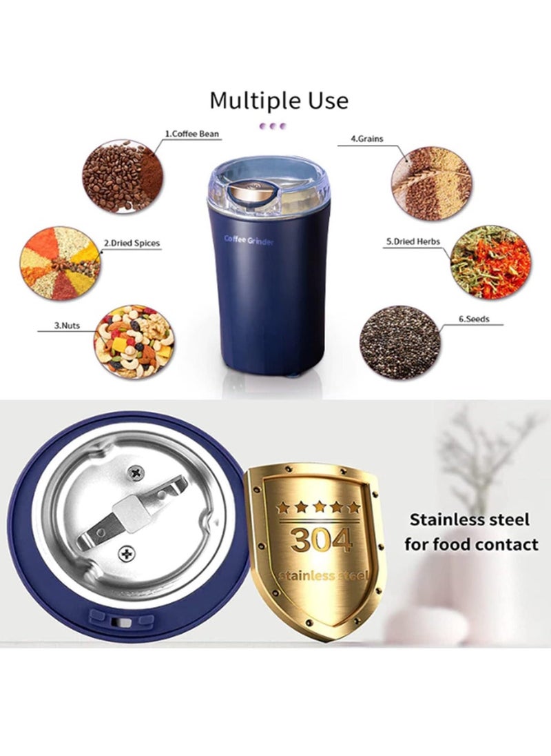 ELTRAZONE Electric Kitchen Grinder Mixer - Electric Coffee Grinders for Spices, Seeds, Herbs, and Coffee Beans, Spice Blender and Espresso Grinder,  - Image 4