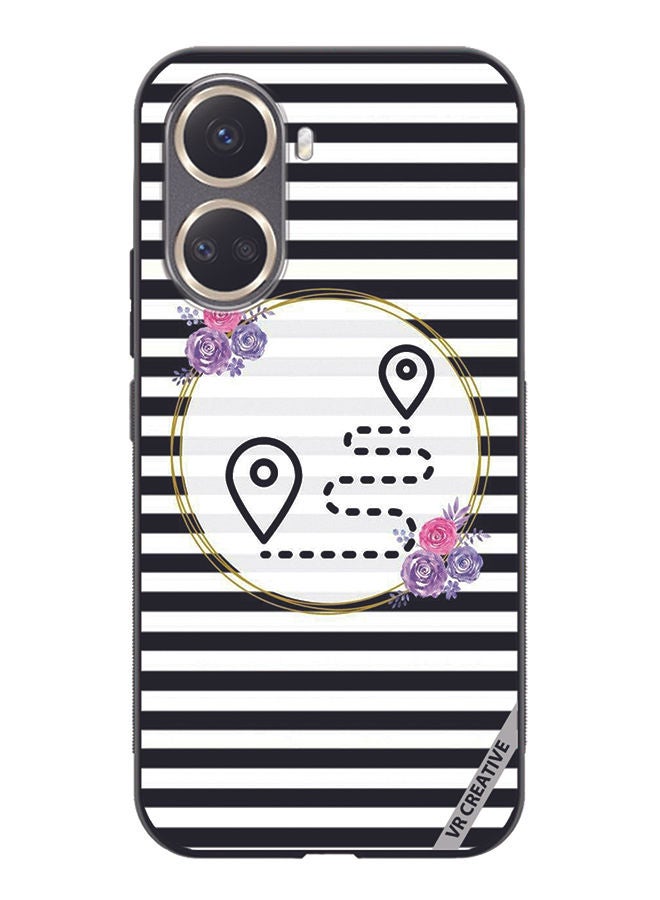 VR CREATIVE Protective Case Cover For Huawei Nova 10 SE Location Design Multicolour - Image 1