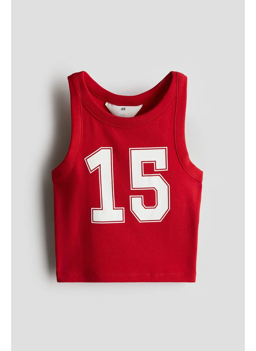 اتش اند ام Printed Cotton Vest Top