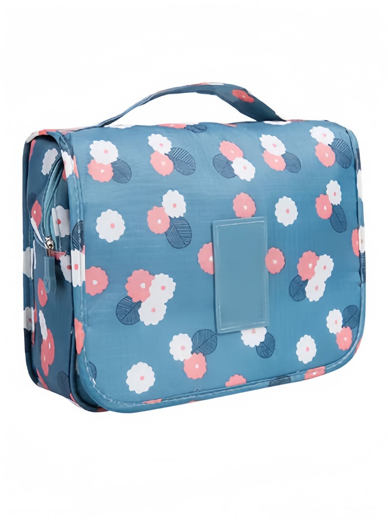 Large Capacity Toiletry Bag,Travel Bag with Hanging Hook, Portable Waterproof Travel Cosmetic Pouch Bathroom Storage Bag for Brushes Set - Image 1